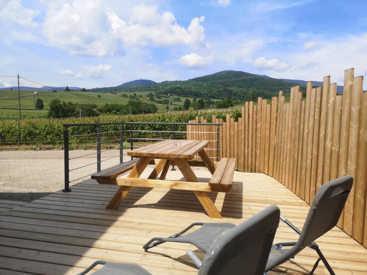 Cocon De Caractere Au Coeur Des Vignes Alsaciennes Apartment Бергхайм Екстериор снимка